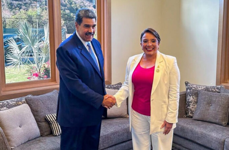 Respaldo de Xiomara Castro a Nicolás Maduro ante conflictos internacionales